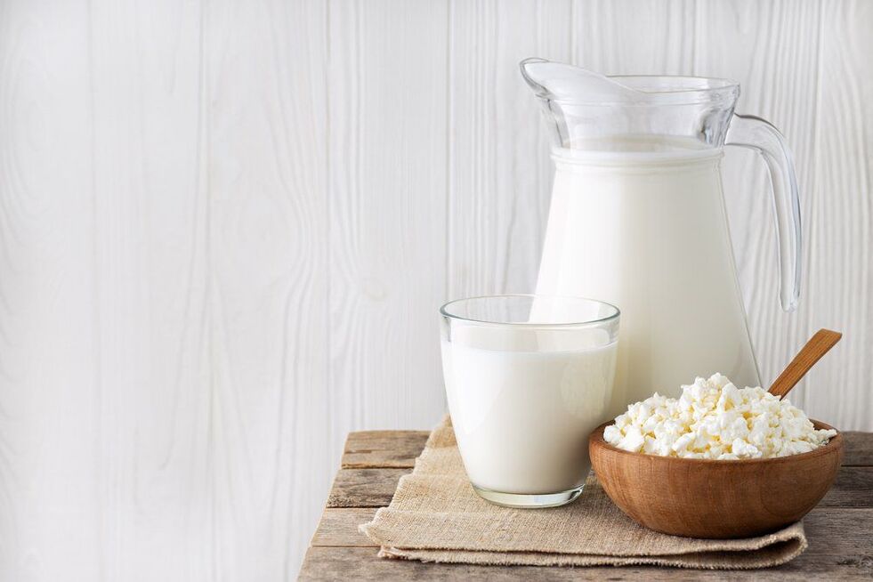dairy products in a protein diet