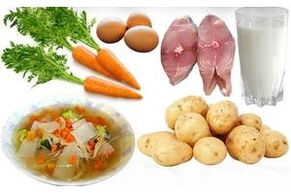 Diet foods for stomach gastritis