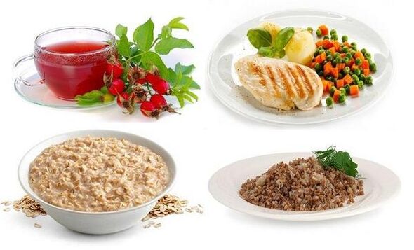 Food for gastritis should be prepared using mild heat treatment